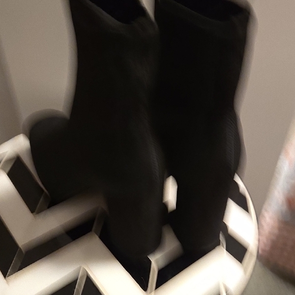 MIA Black Heeled Boots - Picture 4 of 5